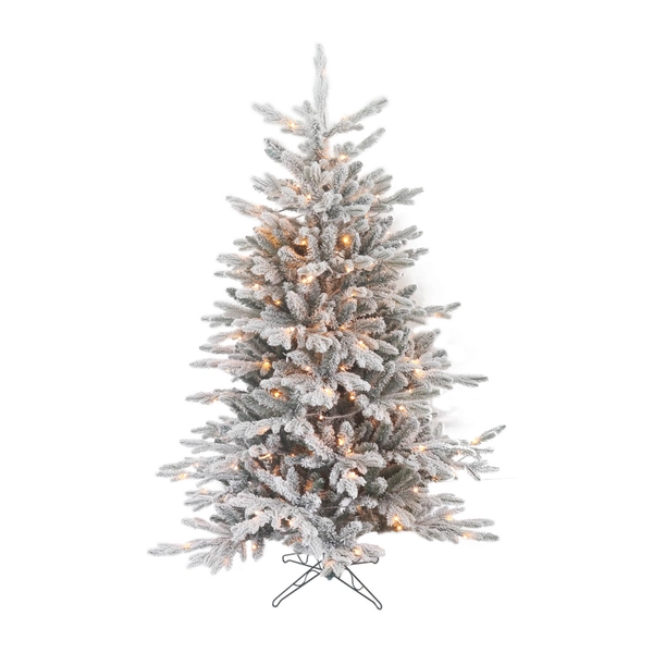 Kunstkerstboom 'Djill Snowy Pine' | 155 cm | 180 LEDs | Warm wit