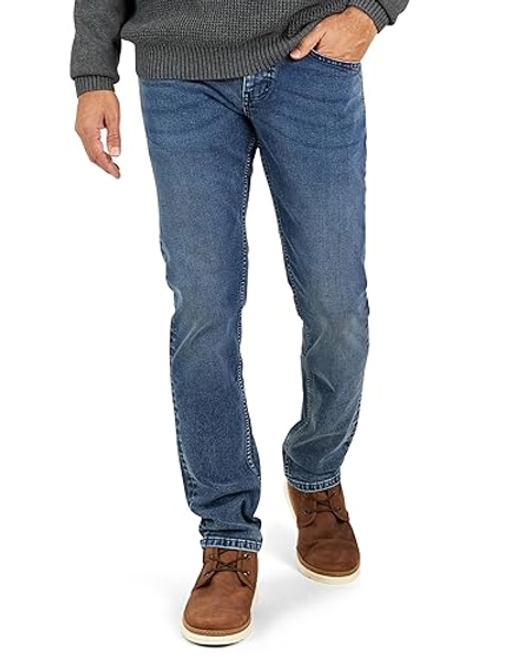 Weatherproof Vintage Men's Jeans | Super-Soft Denim Jeans | Stretch Jeans for Men, Blue & Black Jeans for Men, Slim Fit Jeans