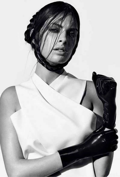 Lady Lucie Latex Classic Gloves