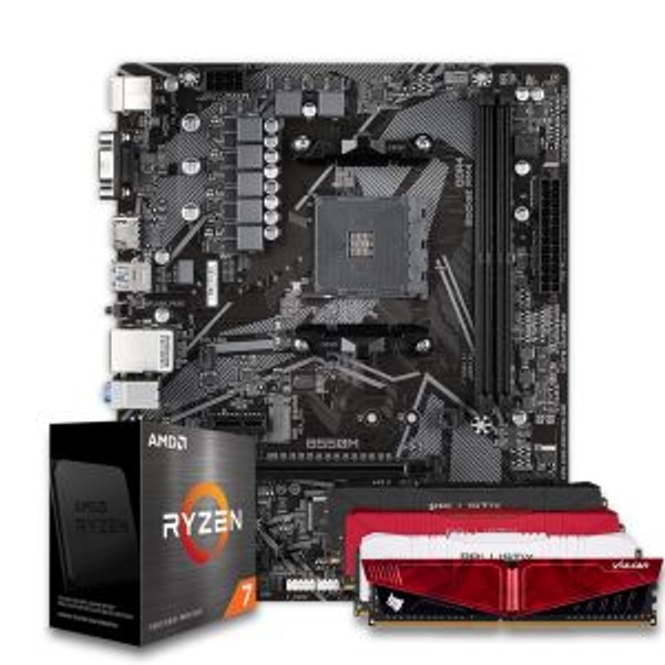 Pichau Kit upgrade, AMD Ryzen 7 5700X3D, B550M DDR4, 8GB DDR4 | Pichau