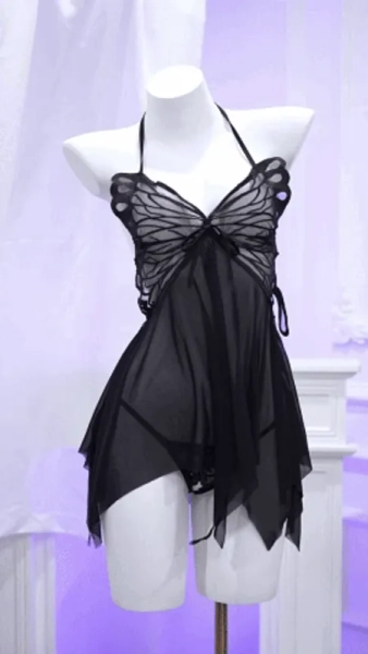 Butterfly Lace Up Dress