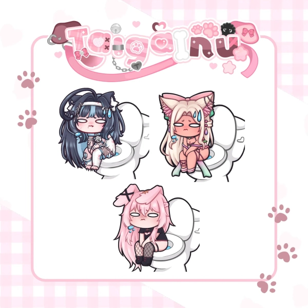 Potty emote by TaigaInuu (@TaigaInuu)