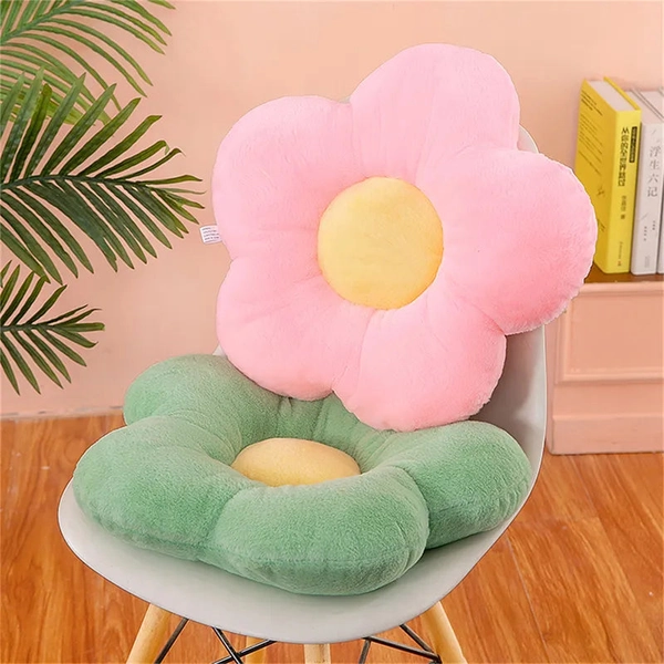 Colorful Cute Kawaii Flower Cozy Cushion