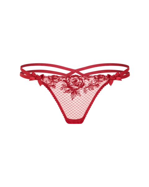 Rosia Thong in Burgundy | By Agent Provocateur