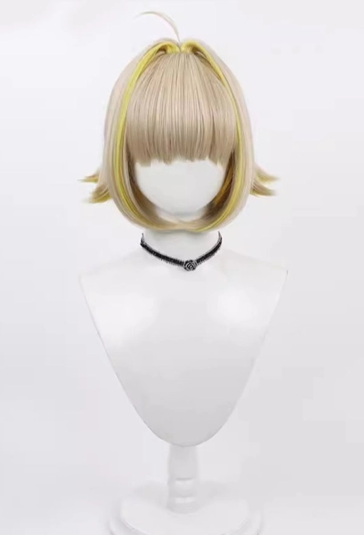 Goddess of Victory: Nikke Elegg Cosplay Wig Golden Short Wig