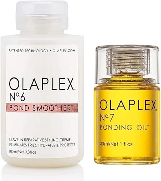 OLAPLEX No.6 Bond Smoother, 100ml & No.7 Bonding Oil, 30 ml (Pack of 1)