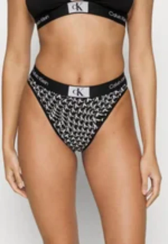 HIGH WAIST BRAZILIAN - Slipuri - black