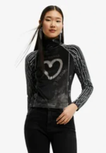 Bluză cu mânecă lungă - black