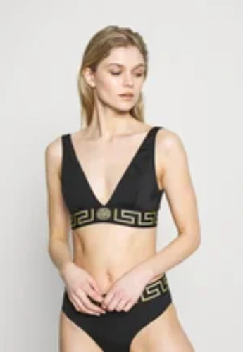 TRIANGOLO MARE DONNA - Sutien costum de baie din două piese - nero