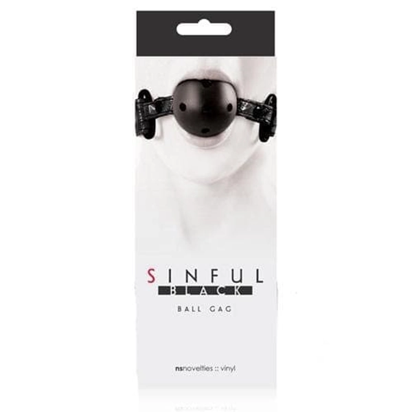 Sinful Ball Gag - Black