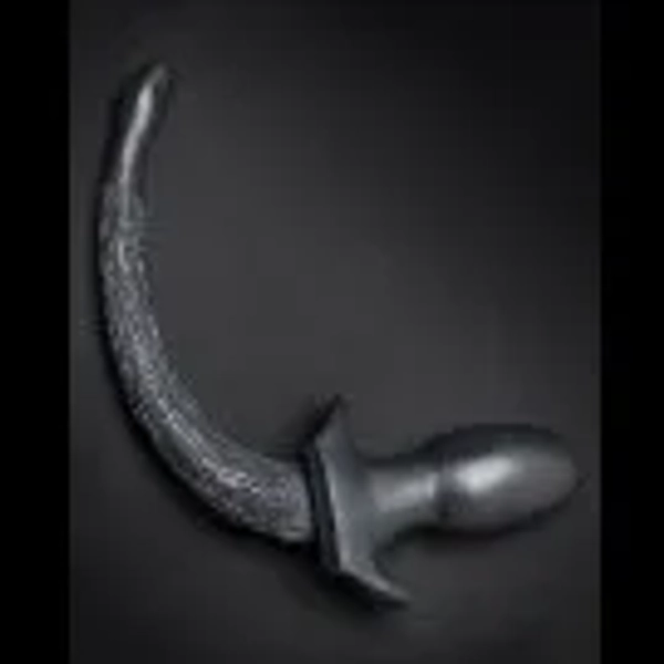 Square Peg Toys Puppy Tail - Black