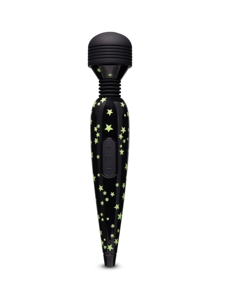 glow in the dark premium rechargeable mini wand massager