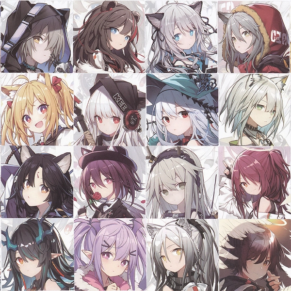 80PCS Cute Arknights Stickers Arknights Rhodes Island Operators Chibi Arknights Fanart