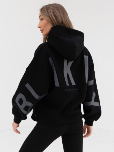 Tonal Isabel Oversized Hoodie - Black | Extra Large