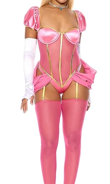 Forplay Womens Just Peachy Video Game Costume