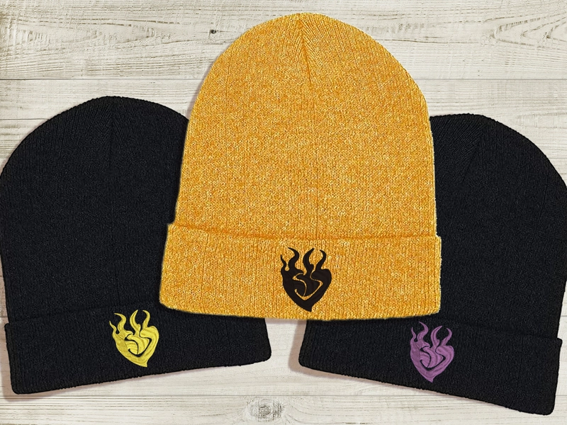 Yang Xiao Long Embroidered Beanie hat | Custom cozy winter knitted skull cap with Yang's emblem