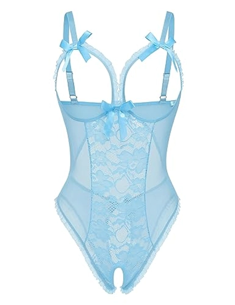 Avidlove Sexy Lingerie for Women One Piece Lace Babydoll Sleepwear Bodysuit