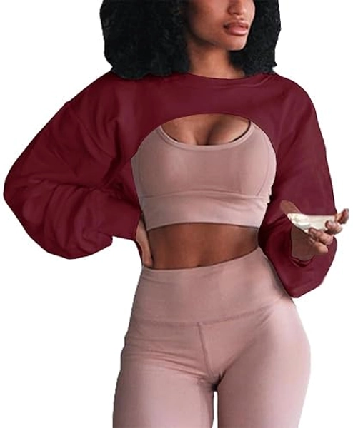 Loose Cropped Sweatshirt