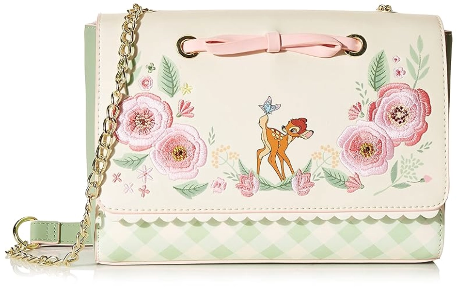 Loungefly Disney Bambi Springtime Gingham Crossbody