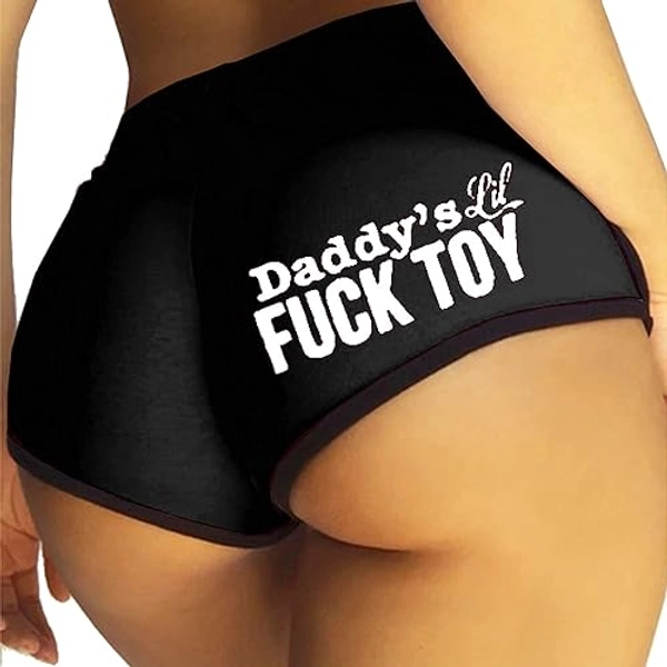 Yoga Booty Shorts Sexy Printed Sports Hot Pants Briefs