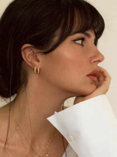 TRU TWISTED HUGGIES (WATERPROOF & 18K GOLD PLATED)