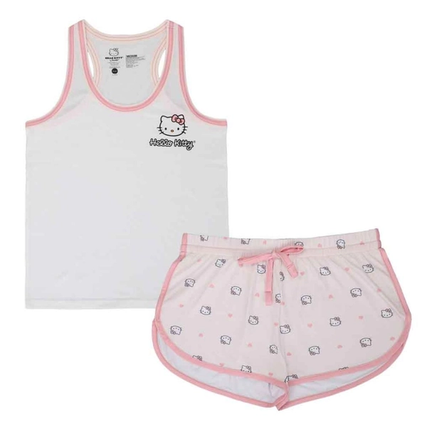 Hello Kitty 2-Pc Tank and Shorts Loungewear Set