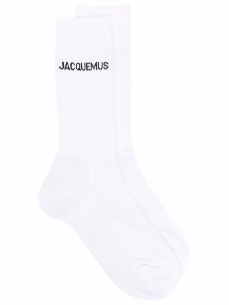 Les Chaussettes Jacquemus logo-intarsia socks