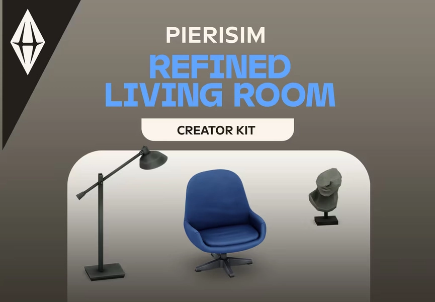 The Sims 4 - Refined Living Room Kit DLC PC EA App CD Key