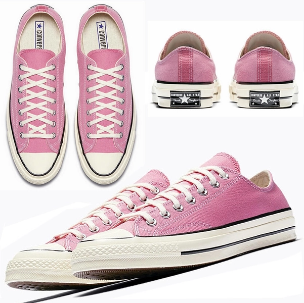 Converse Chuck Taylor All Star 70 OX Herren Sneaker Canvas Schuhe rosa-pink weiß