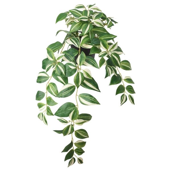 FEJKA Kunstplant - binnen/buiten/Tradescantia zebrina 12 cm