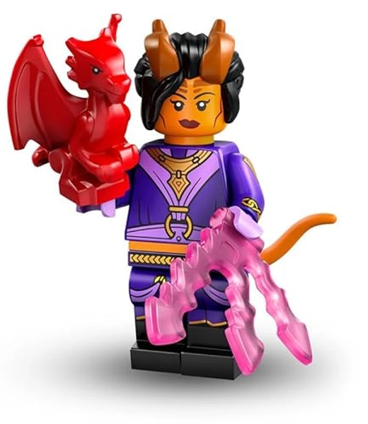 Lego Dungeons & Dragons Minifiguren Serie: Tiefling Sorcerer (Tieflingzauberer:in) – DND Lego Figuren Einzeln zum sammeln (71047)