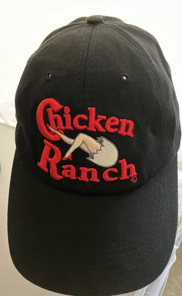 Chicken Ranch Black Ball Cap Hat