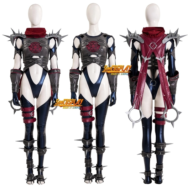 Top Level - Marvel Rivals Invisible Woman Malice Skin Cosplay Costume