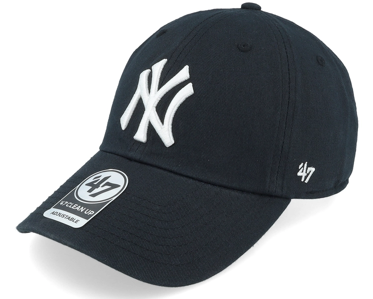 New York Yankees Clean Up Black Adjustable - 47 Brand
