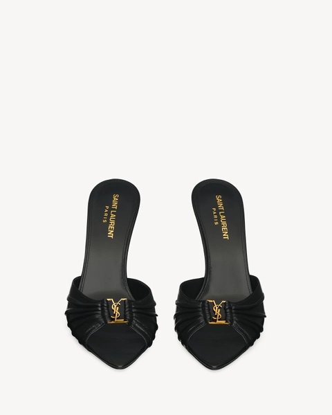 BABYLONE mules in smooth leather