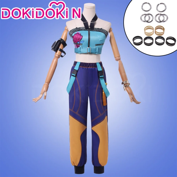 【Size XS-3XL】DokiDoki-N Movie Anime KPop Demon Hunters Cosplay Zoey Co