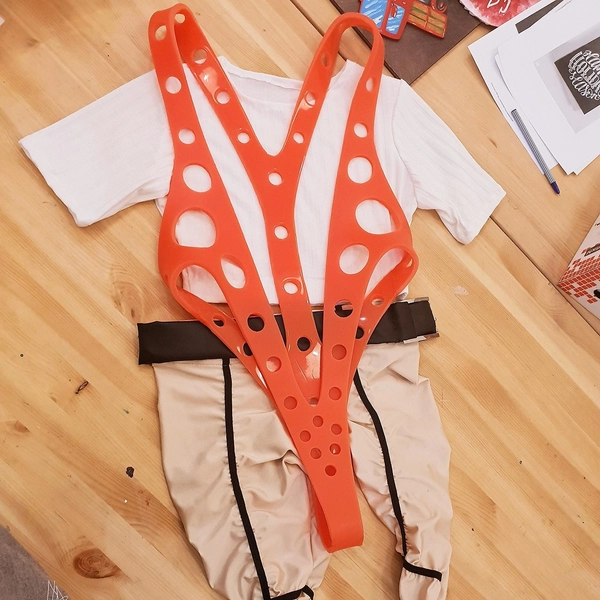 Leeloo suspenders/ Leeloo cosplay costume /Fifth Element/