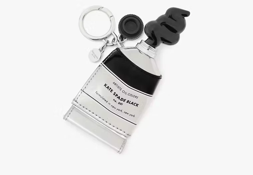 Black Multi Squeeze Paint Tube Bag Charm