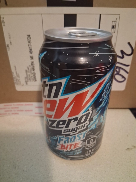 Mtn Dew 12oz Full Sealed Frost Bite Zero Mountain Dew