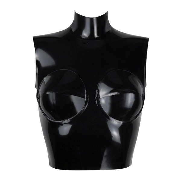 Latex Sleeveless Storm Cup W Top in supatex black