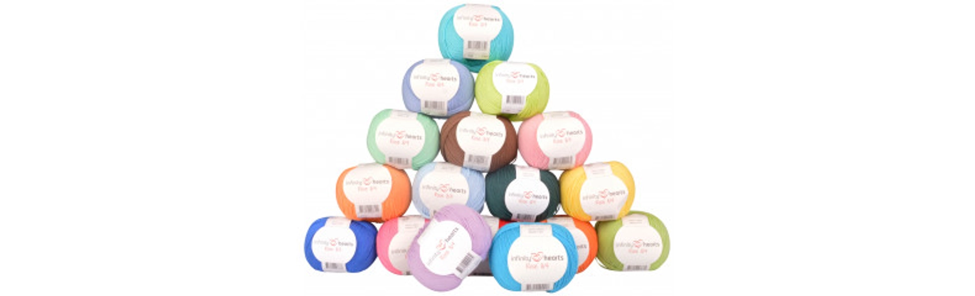 Infinity Hearts Rose 8/4 - Populärt bomullsgarn i många färger - Rito.se