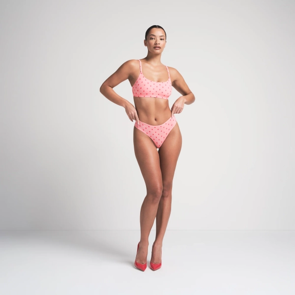 FITS EVERYBODY THONG 5-PACK | FLAMING HEART MULTI | XXS