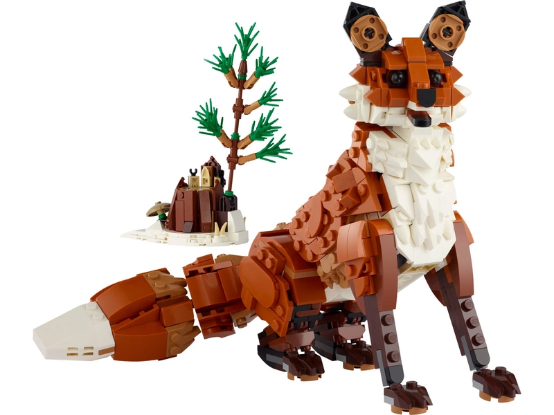 Les animaux de la forêt : Le renard roux 31154 | Creator 3-en-1 | Boutique LEGO® officielle FR 
