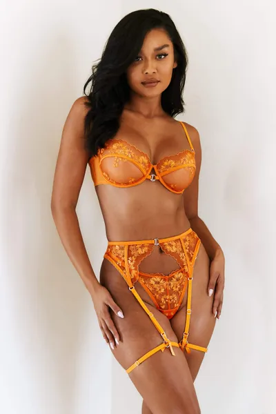 Ava Intimates Bra (Set) - Orange | 32 / B