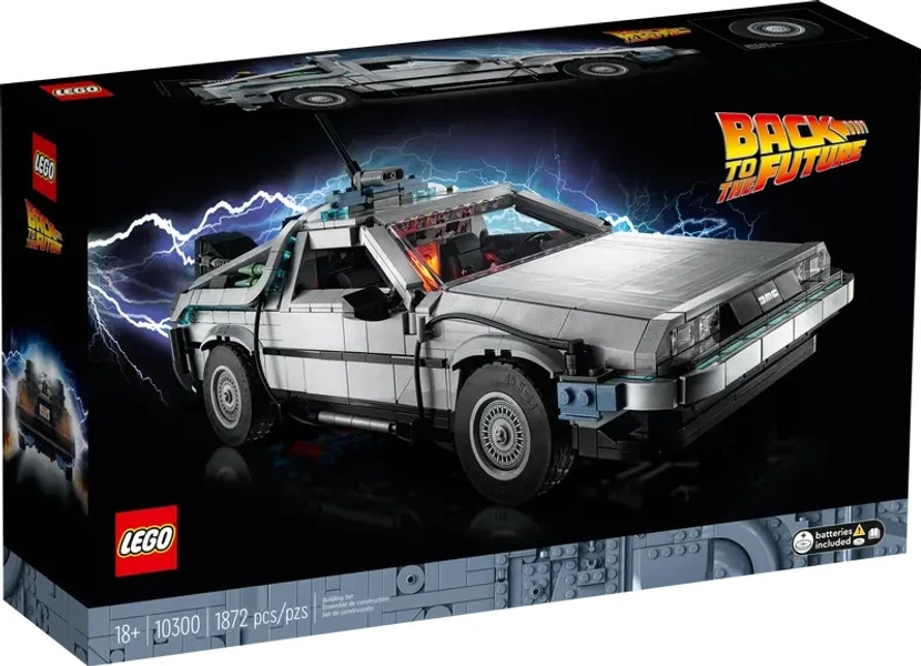 LEGO Icons 10300 Back To The Future DeLorean
