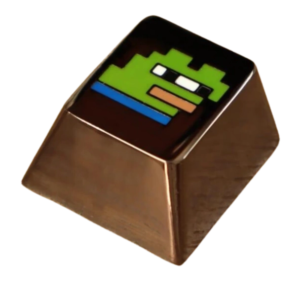 Peepo Metal Artisan Keycap (Collab @TerraKeycaps)