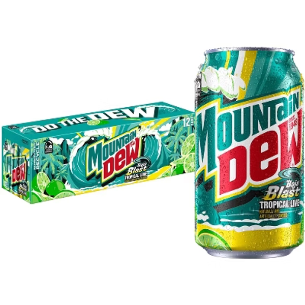 Mountain Dew Baja Blast - 12pk/12 fl oz Cans