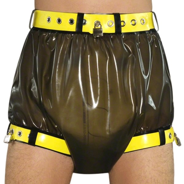 Locking Rubber Pants - KinkyDiapers