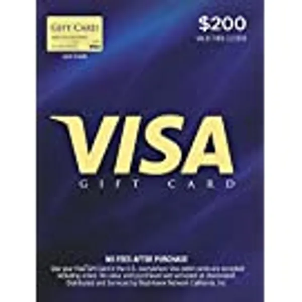 Visa $200 Gift Card (plus $6.95 Purchase Fee)