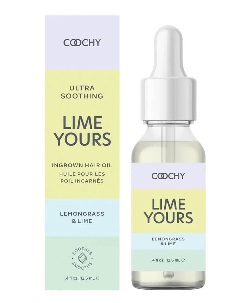Coochy Ultra Soothing Lime Yours Ingrown Hair Oil  - Lemongrass and Lime - 4 Oz